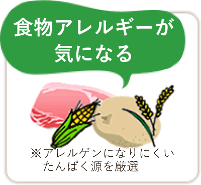 食物アレルギーが気になる