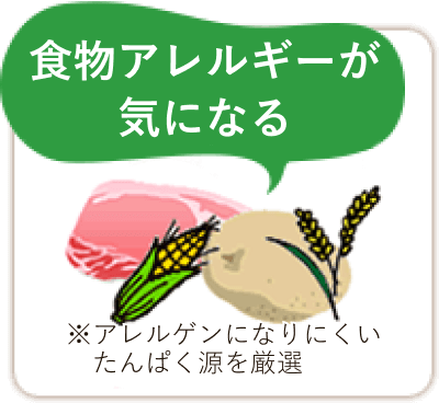 食物アレルギーが気になる