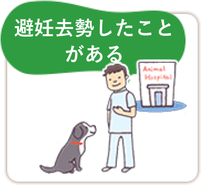 避妊去勢したことがある