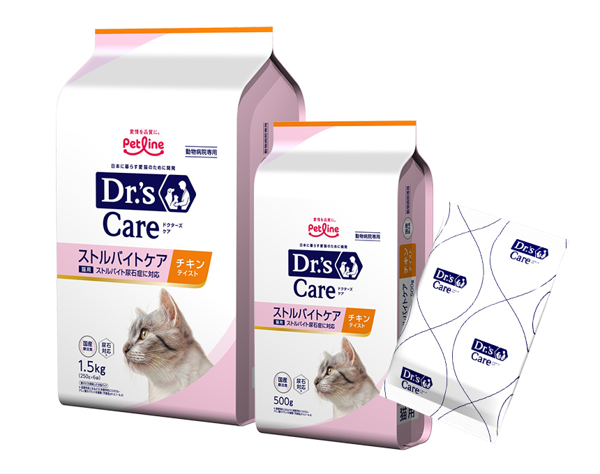 保証付き正規品 療法食 ドクターズケア キャットフード Drs Care 猫 尿石ケア チキンテイスト 4kg キャットフード 