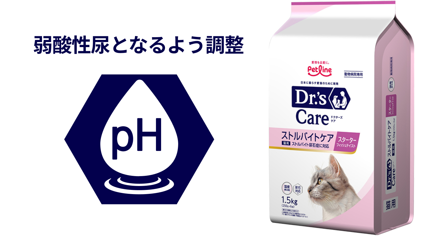 ドクターズケア Dr's CARE 療法食 ストルバイトケアスターター 猫用 1.5KG 2021年春の