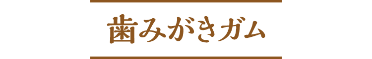 歯みがきガム