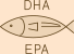 DHA・EPAを豊富に含む魚を使用