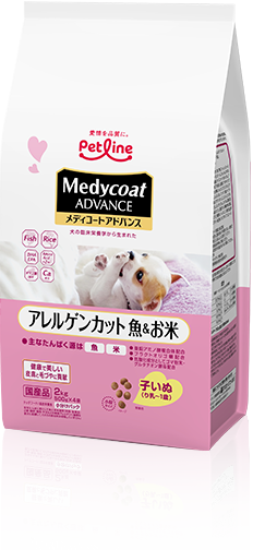 Medycoat（メディコート）アルゲンカット 魚＆お米 離乳〜1歳まで 子いぬ用