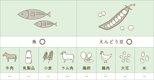 たんぱく源情報